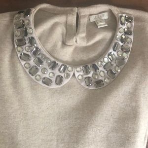 J Crew Factory Jeweled Sweater